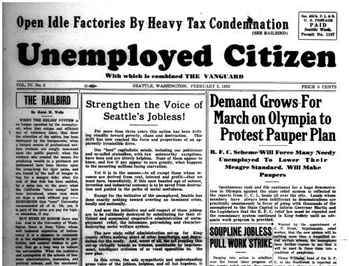 Thumbnail of Unemployed Citizen front page