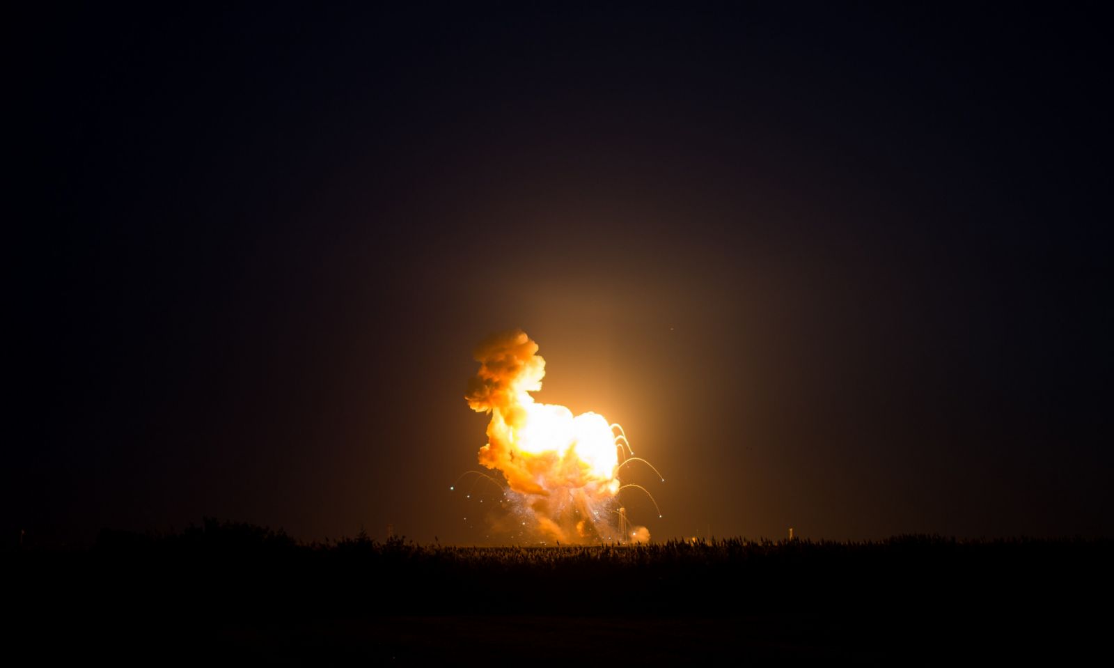 rocket explosion
