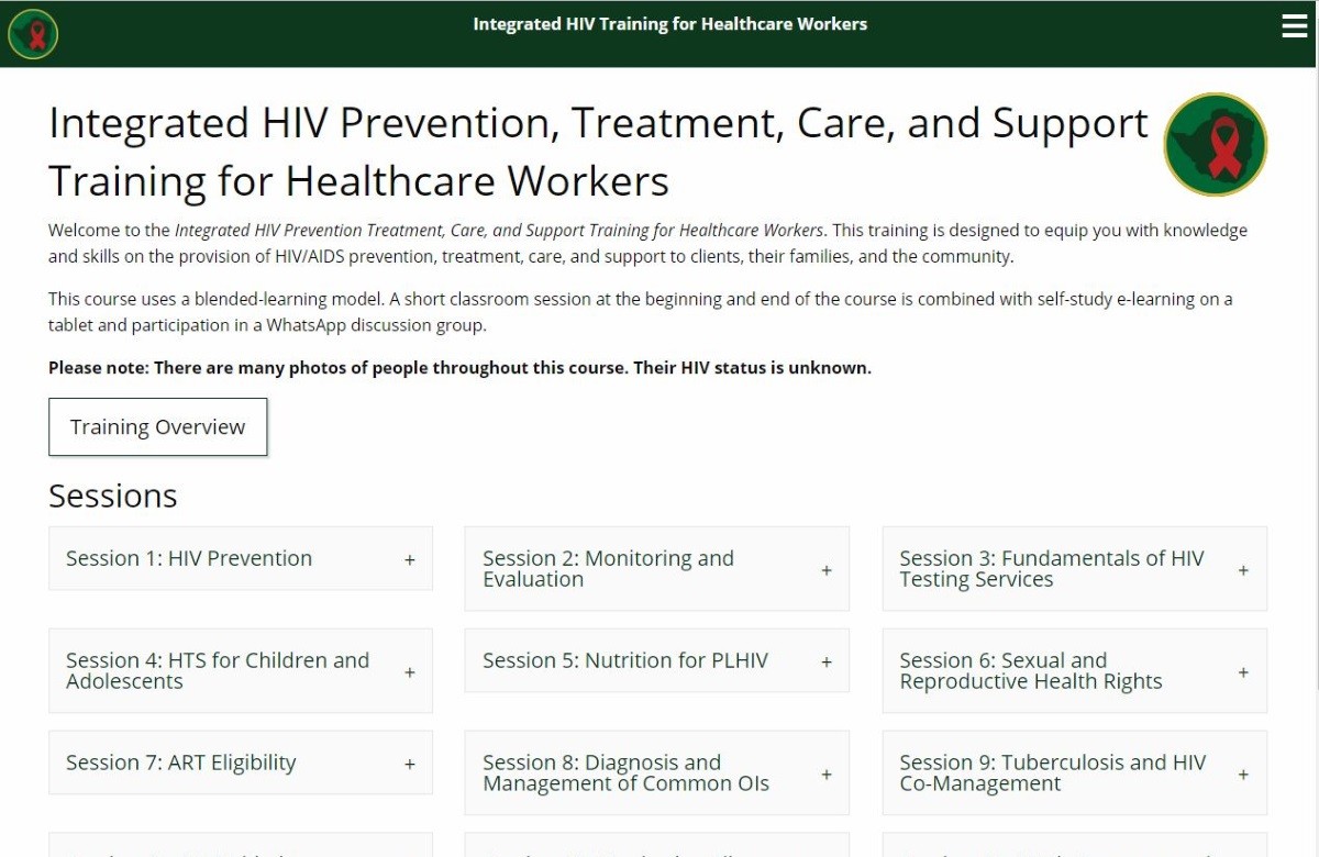 Integrated HIV Training for Healthcare Workers
