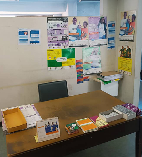 waiting area