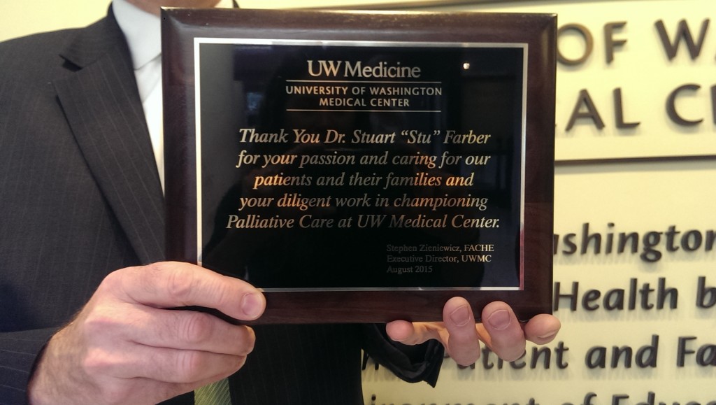 In honor of Palliative Care Founder, Stu Farber
