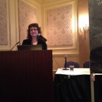 lu at podium
