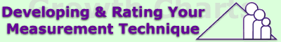 Training Module: Developing & Rating Your Measurement Technique