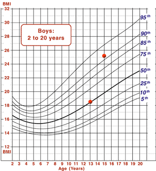 95th Percentile On The Growth Charts