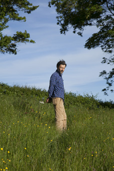 Mr. Pearson standing in a field