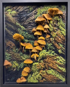 Forest Floor needle felt by Heather Talbot