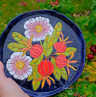 Kupava Art Home platter