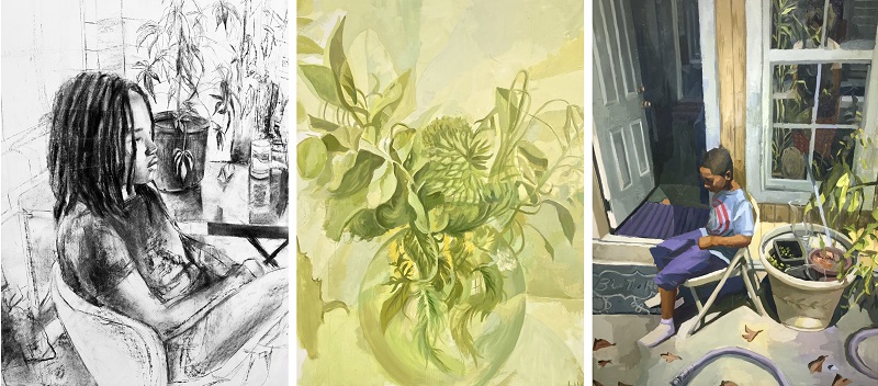 Lila Thomas banner featuring Conversations with Aprielle, Greens and Loops & Cradel