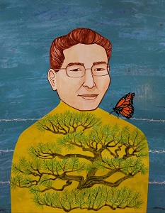 Richard Iwao Yamasaki / Black Pine by Michelle Kumata