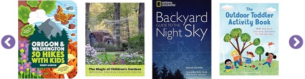 selection of outdoor learning book covers