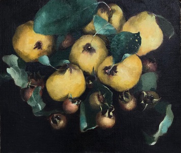 Medlar Fruits and Quinces by Renee Simard