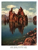 Ship Rock in Crater Lake from Oregon the Picturesque (1917)