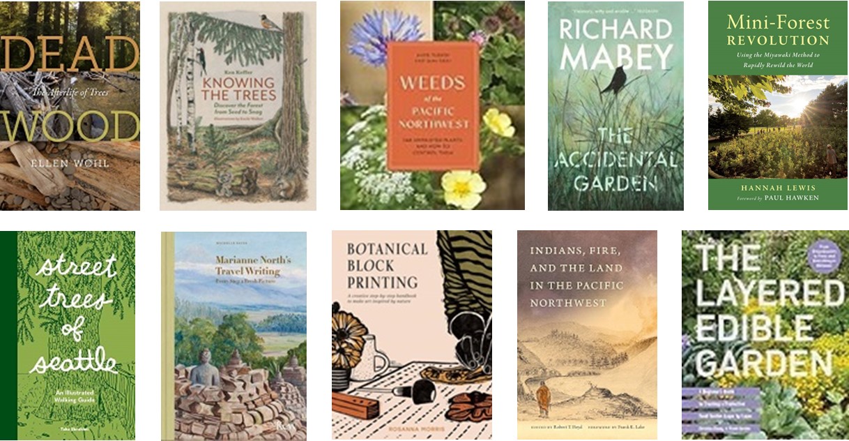 a collage of the covers of the top ten books this year in terms of borrowing