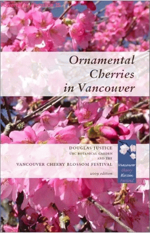 Ornamental cherries in Vancouver book cover