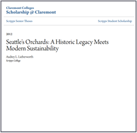 Seattle's orchards book jacket