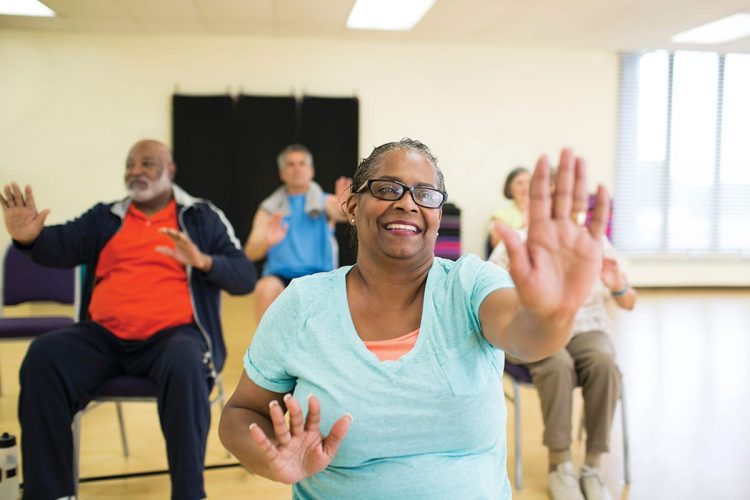 Group, exercise program for older adults 