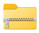 zip folder icon.