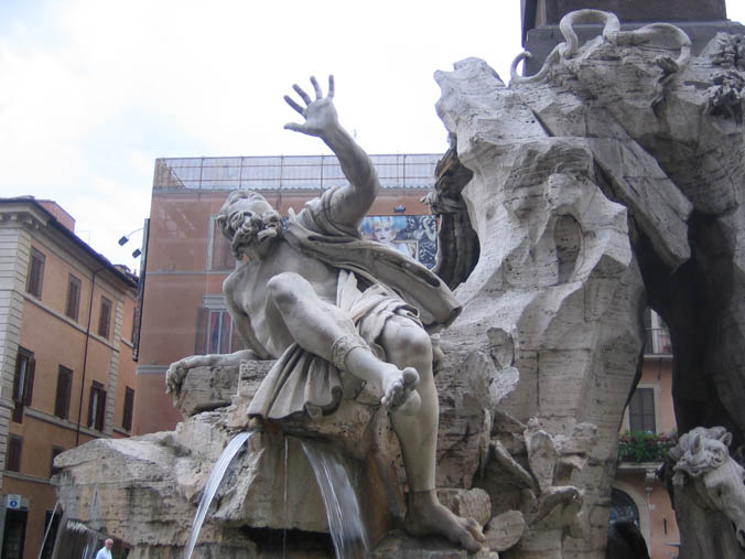 View Page: Piazza Navona and Bernini's Four Rivers Fountain