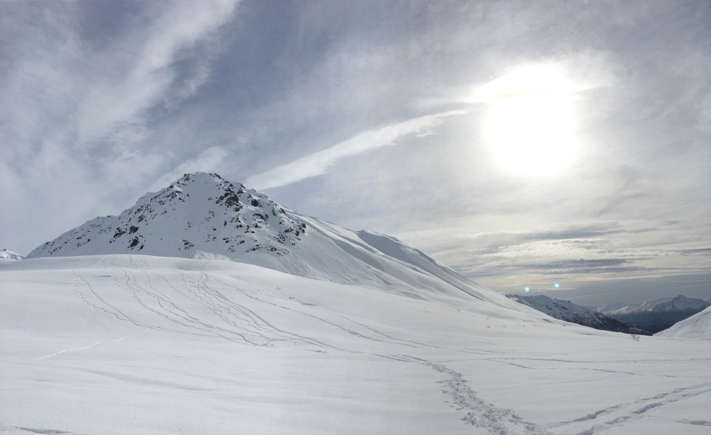 Snowshoeing in Hatcher's Pass, AK - north of Anchorage