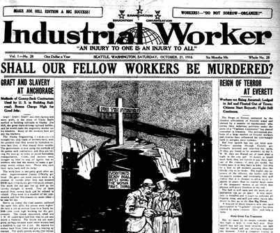 Silent agitator issued by Industrial Workers of the World: One Big Union  - Pacific Northwest Historical Documents Collection - University of  Washington Digital Collections