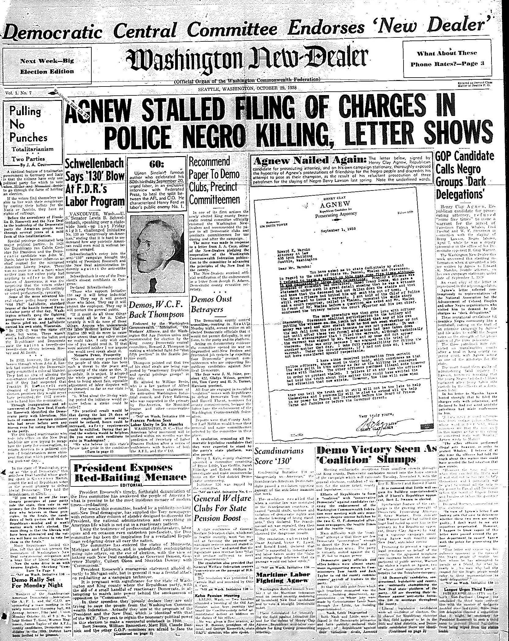 COMPLETE PAPER ROOSEVELT SAYS Cleveland WW2 Newspaper U.S WILL USE POISON GAS 