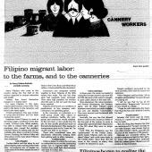 Filipino Migrant Labor: To the Farms, and to the Canneries