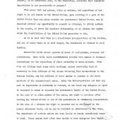 Immigration Statement 1952