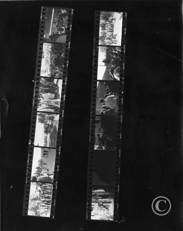 Anderson Hall demonstration contact photo strips 3-13-1969