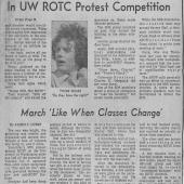 SDS Marchers Outdraw ASUW In UW ROTC Protest Competition, SPI, 3/7/1969 pt. 2