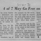 News coverage of SDS and Seattle Seven -- Roger Lippman Collection