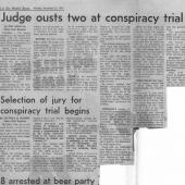 Selection of jury for conspiracy trial begins, Seattle Times,11-23-1970