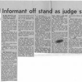 Informant Off Stand As Judge Studies Diary, The Seattle Times, 12-9-1970