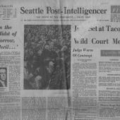 Jury Set At Tacoma, Wild Court Mele, Seattle PI, 11/26/1970 pt. 1
