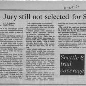 Jury Still Not Selected For Seattle 8, 11/25/1970
