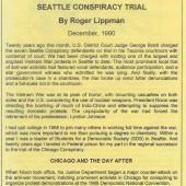 Looking Back at the Seattle Conspiracy Trial