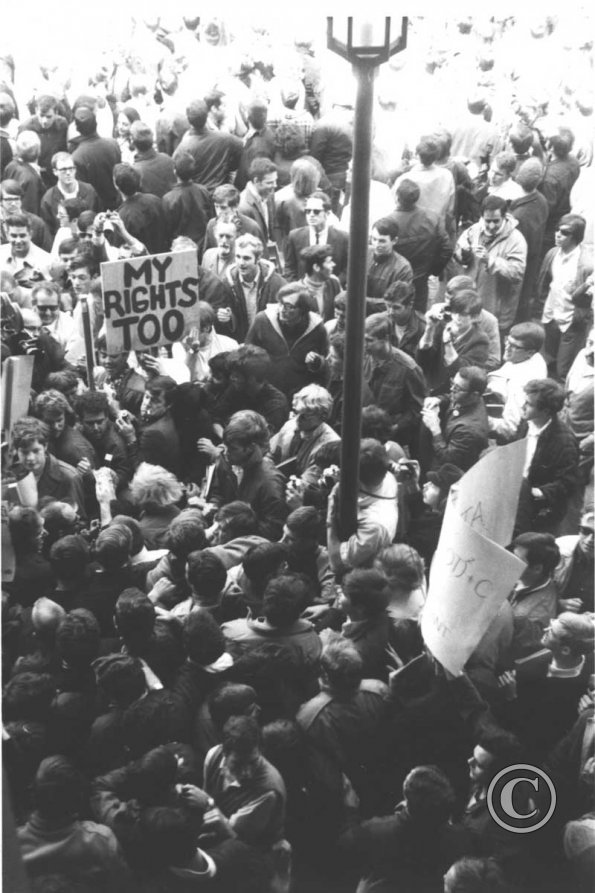 Loew protest, April 24, 1969