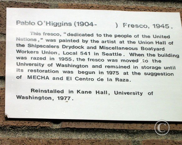 “The Struggle Against Racial Discrimination” Mural Restoration Plaque