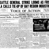 VOA 6/15/34 p. 1 Call for General Strike
