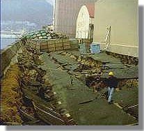Lateral spread, Kobe earthquake 1995
