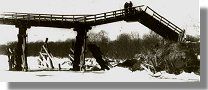 Buckled bridge, Tokachi 1948