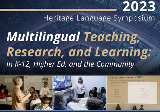 Heritage Language Symposium poster for 2023