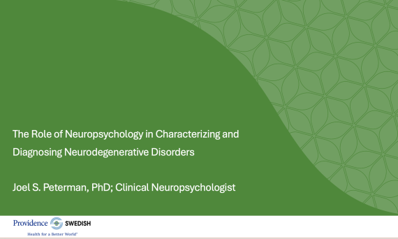 The Role of Neuropsychology in Characterizing and Diagnosing Neurodegenerative Disorders