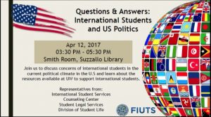 Questions and Answers: International Students and U.S. Politics