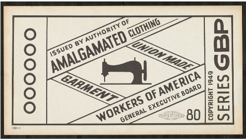 Amalgamated Clothing Workers of America (ACWA) locals 1938-1954 ...