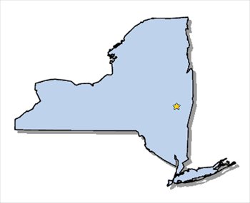 new york state facts population with clipart