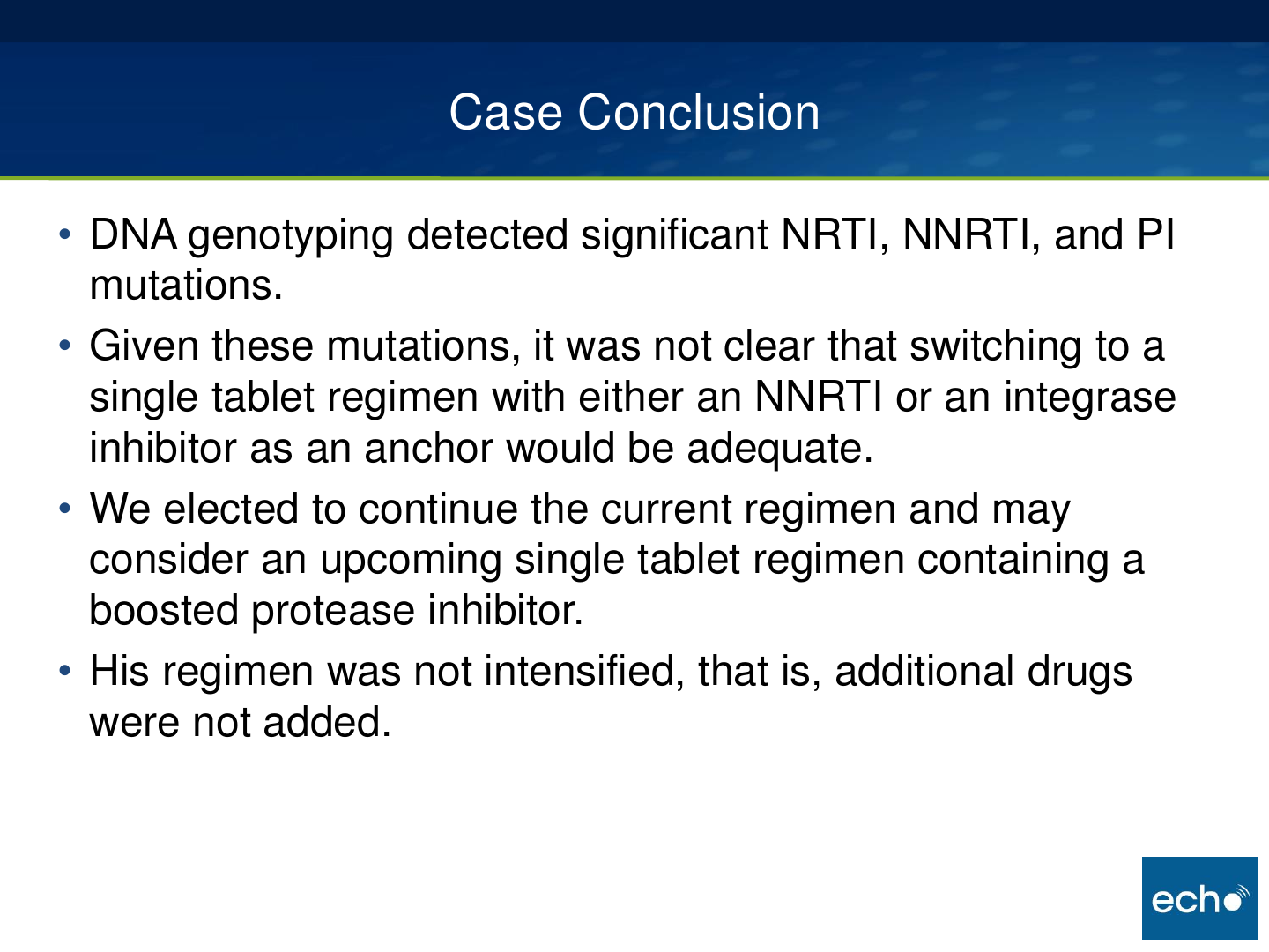 concluding case concluding case