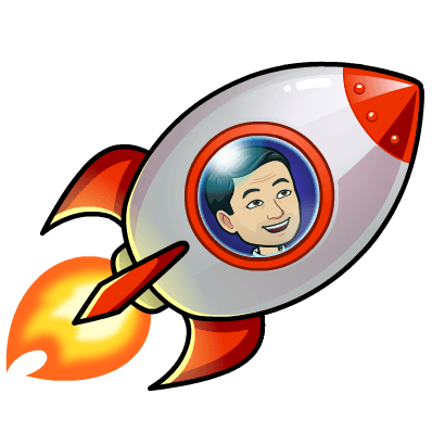 A Bitmoji shows NESSP founding director, Dr. Robert Winglee, in rocketship.