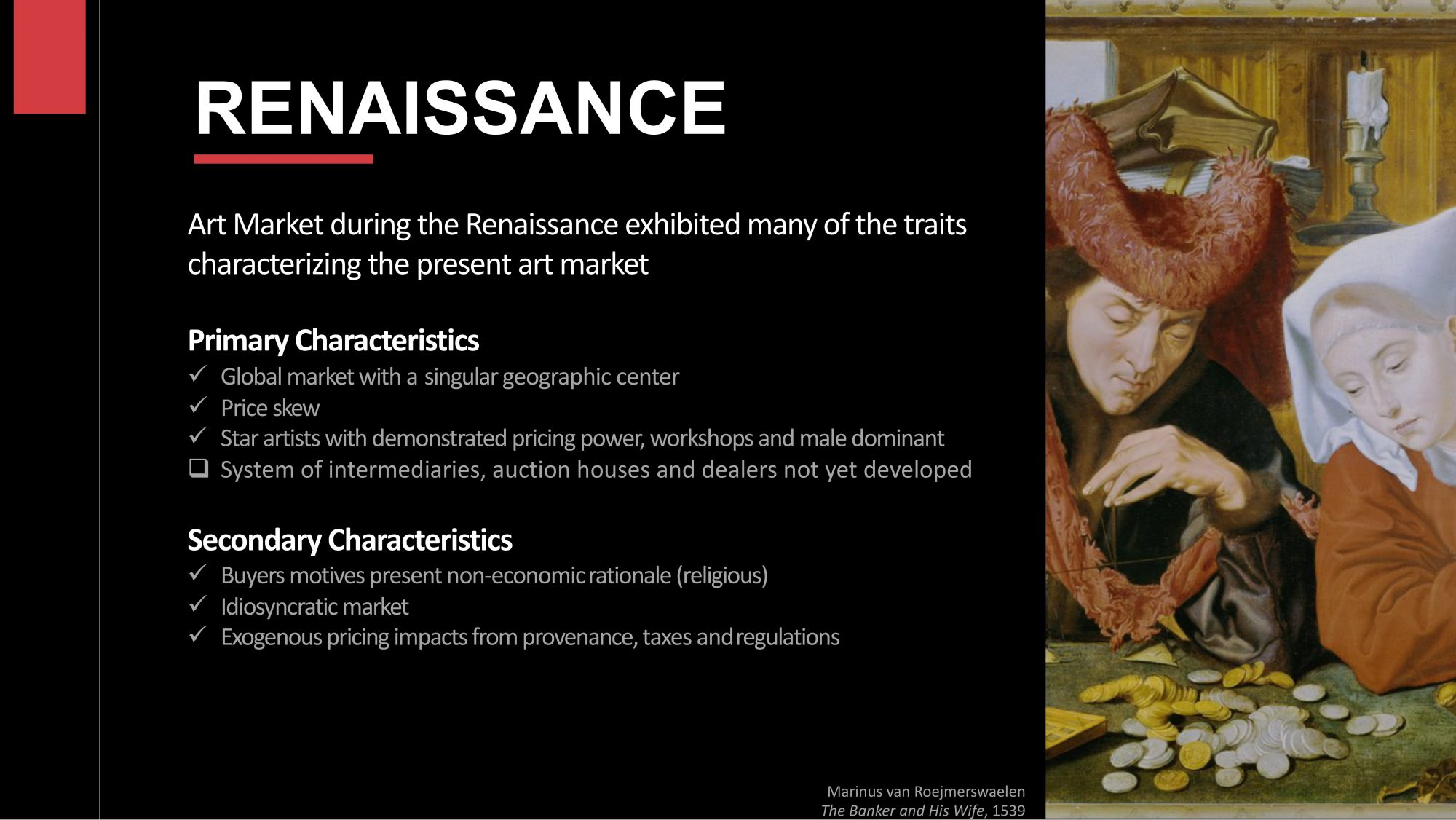 David Alhadeff. “Renaissance” slide from <em>Business As Usual?</em> practicum. 2020.