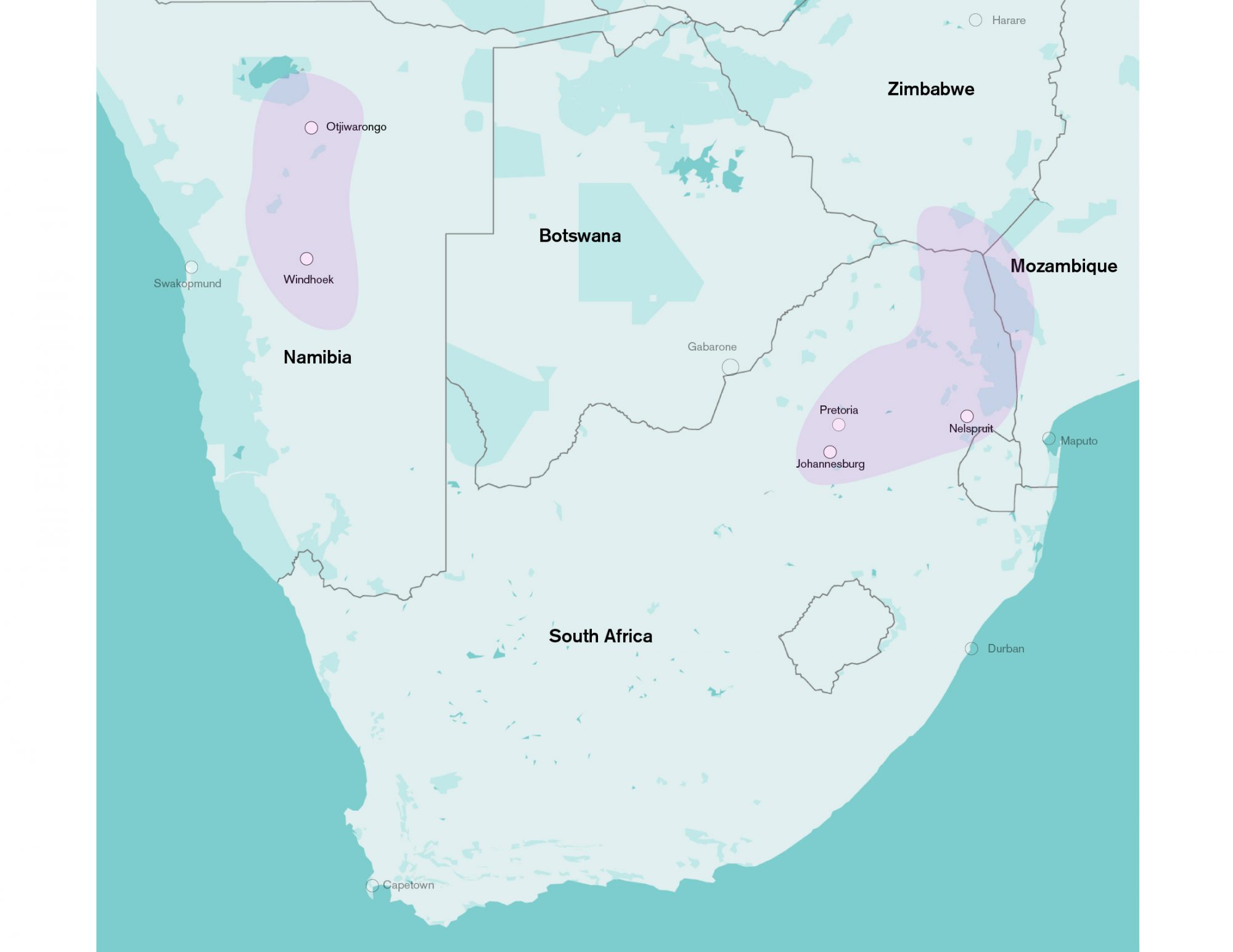 Jeremy Barribeau. Field research regions. 2020.