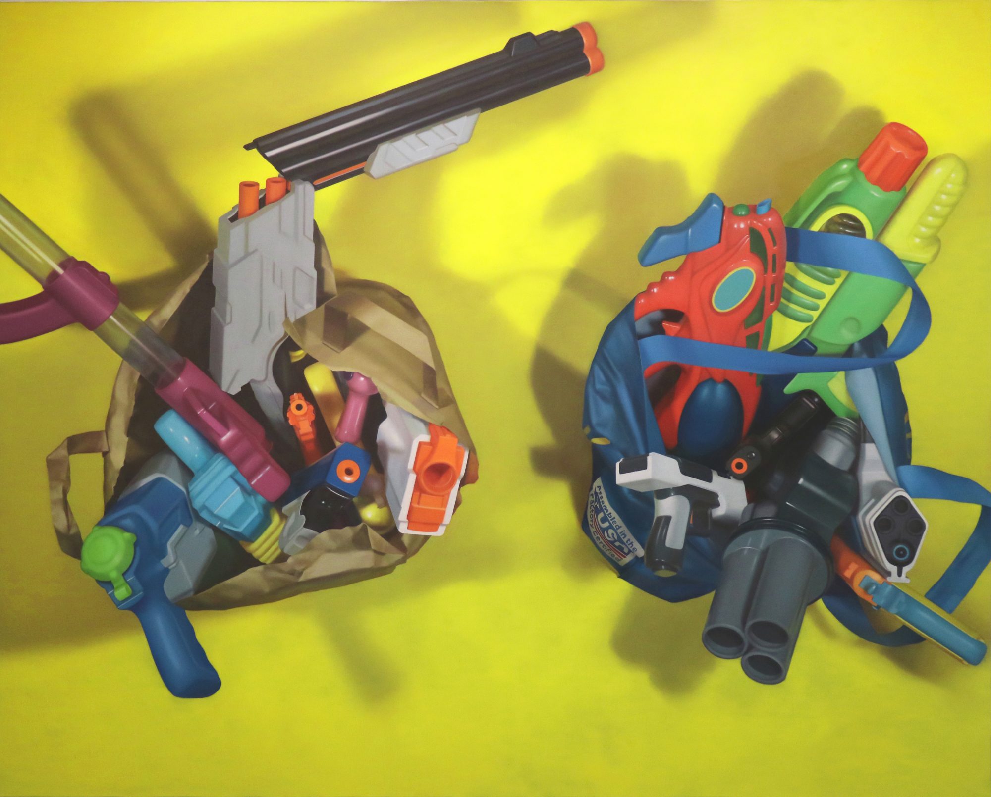 Larry Huang. <em>Still life with toy guns No.2</em>. 2019.